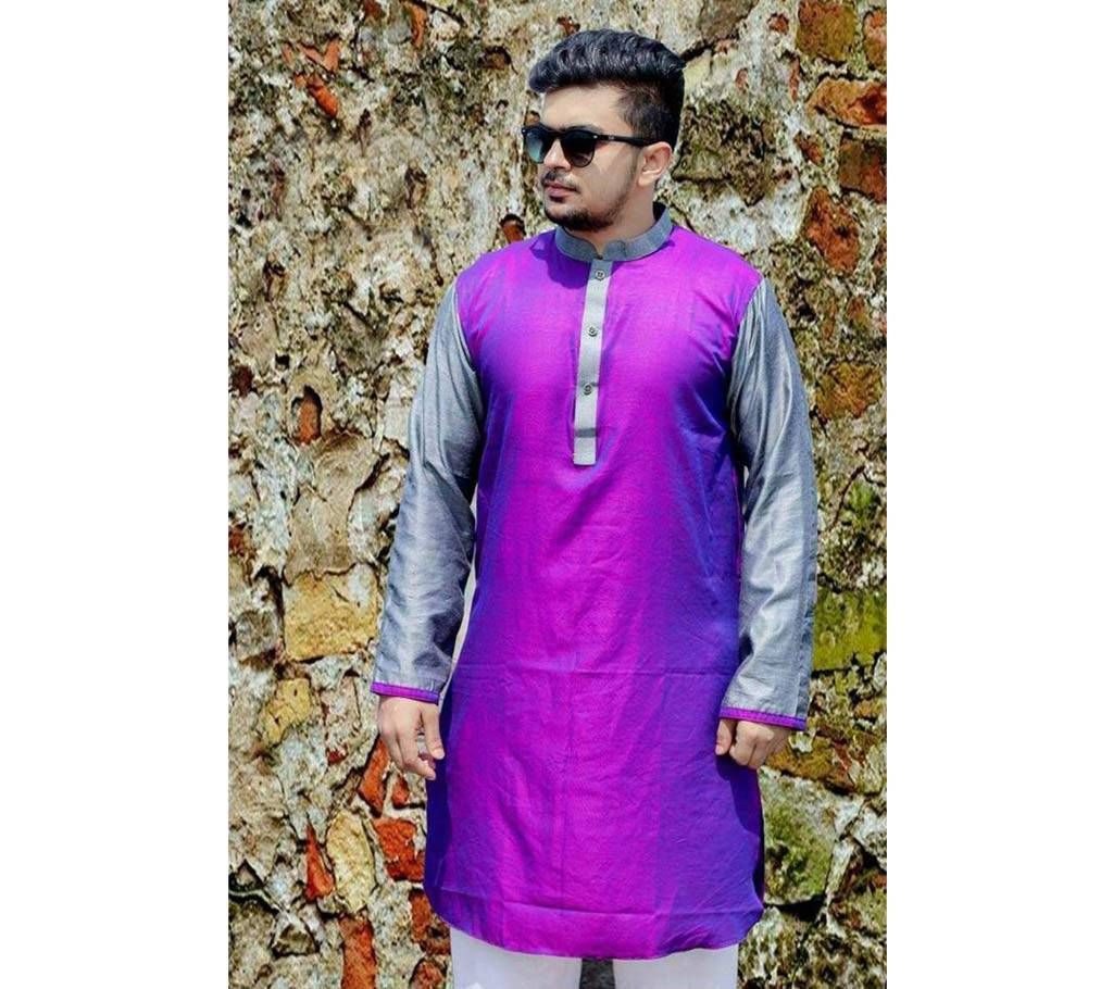 stylish semi long punjabee 
