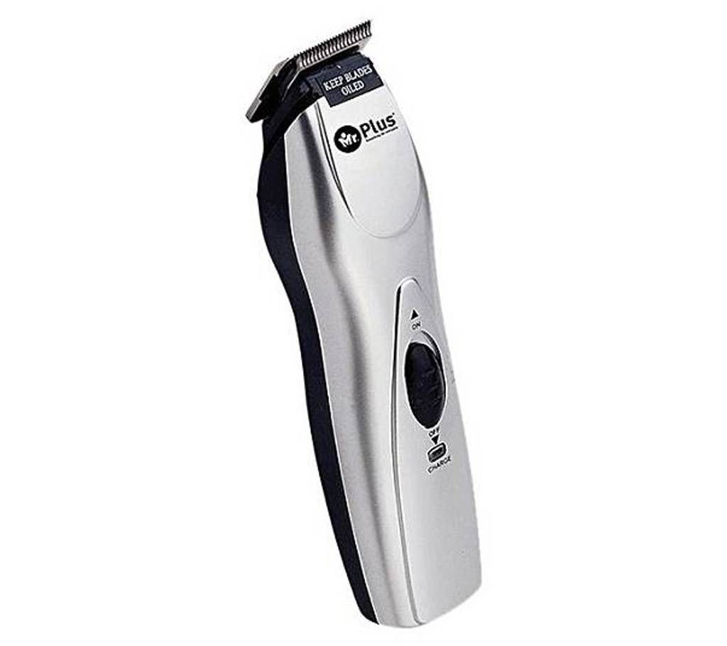 Mr.Plus Rechargeable Hair Trimmer MR-6012 - Silver and Black