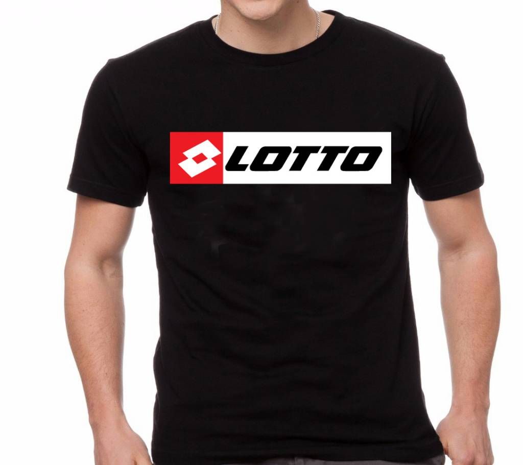 Gents Half Sleeve Cotton LOTTO T-Shirt