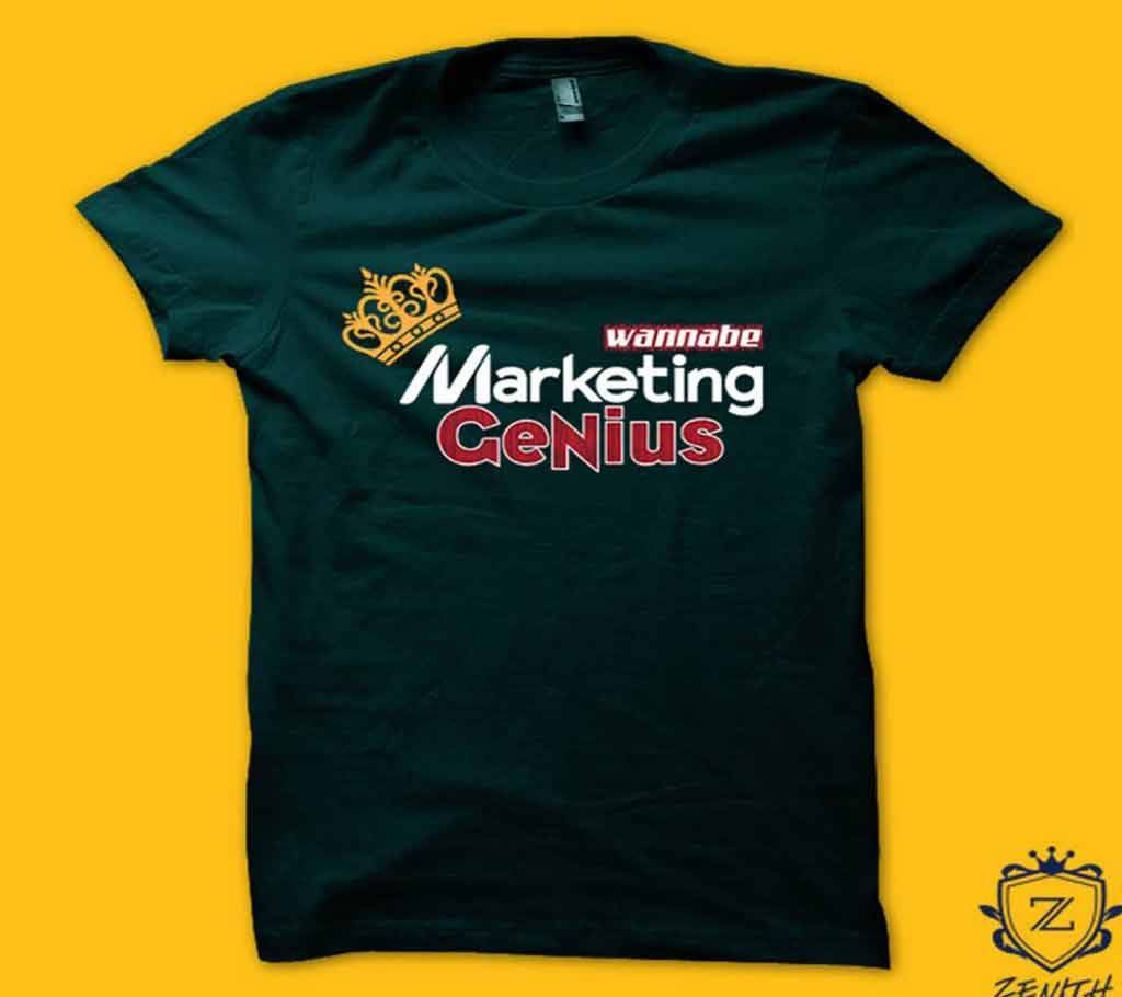 Marketing Genius Gents Half Sleeve T-shirt