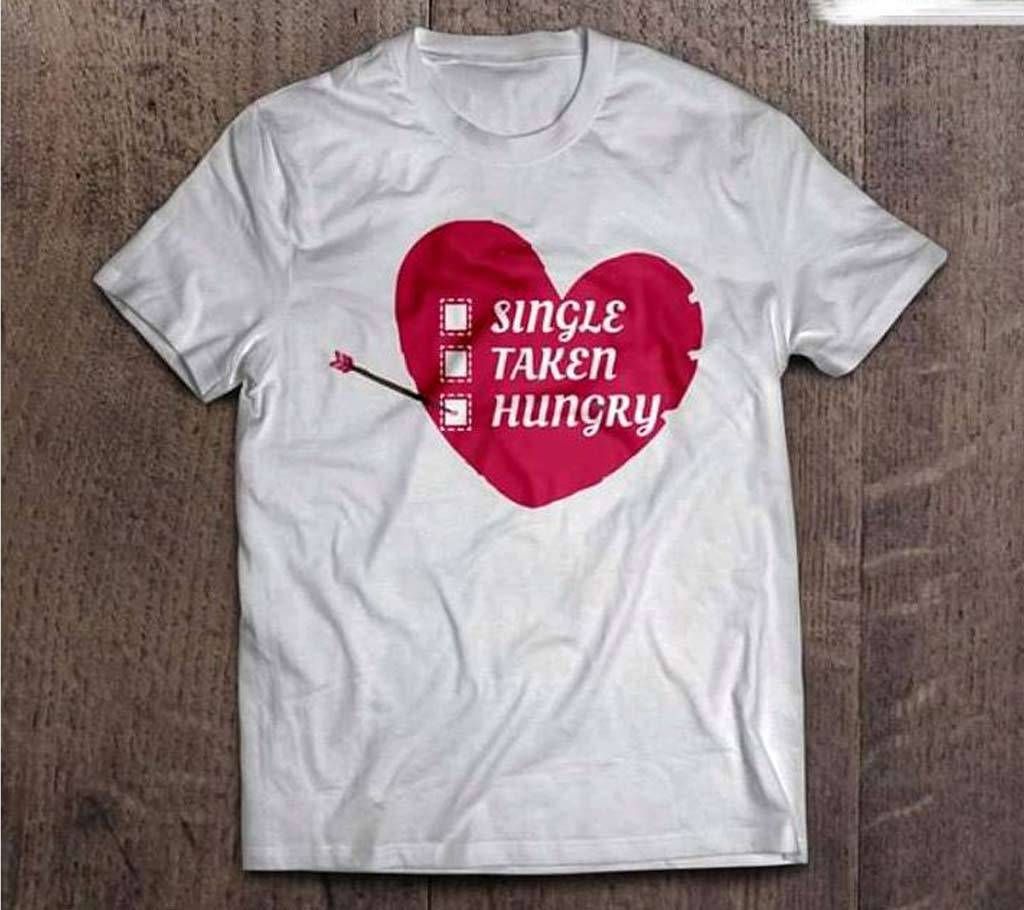 Heart Shaped Half Sleeve Menz T-Shirt