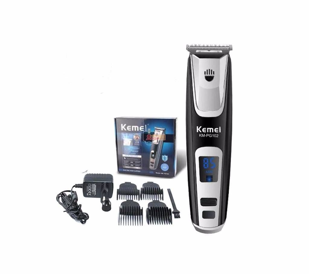KM-PG103 Japanese Design Electric Hair Clippers Trimmer For Men - Black