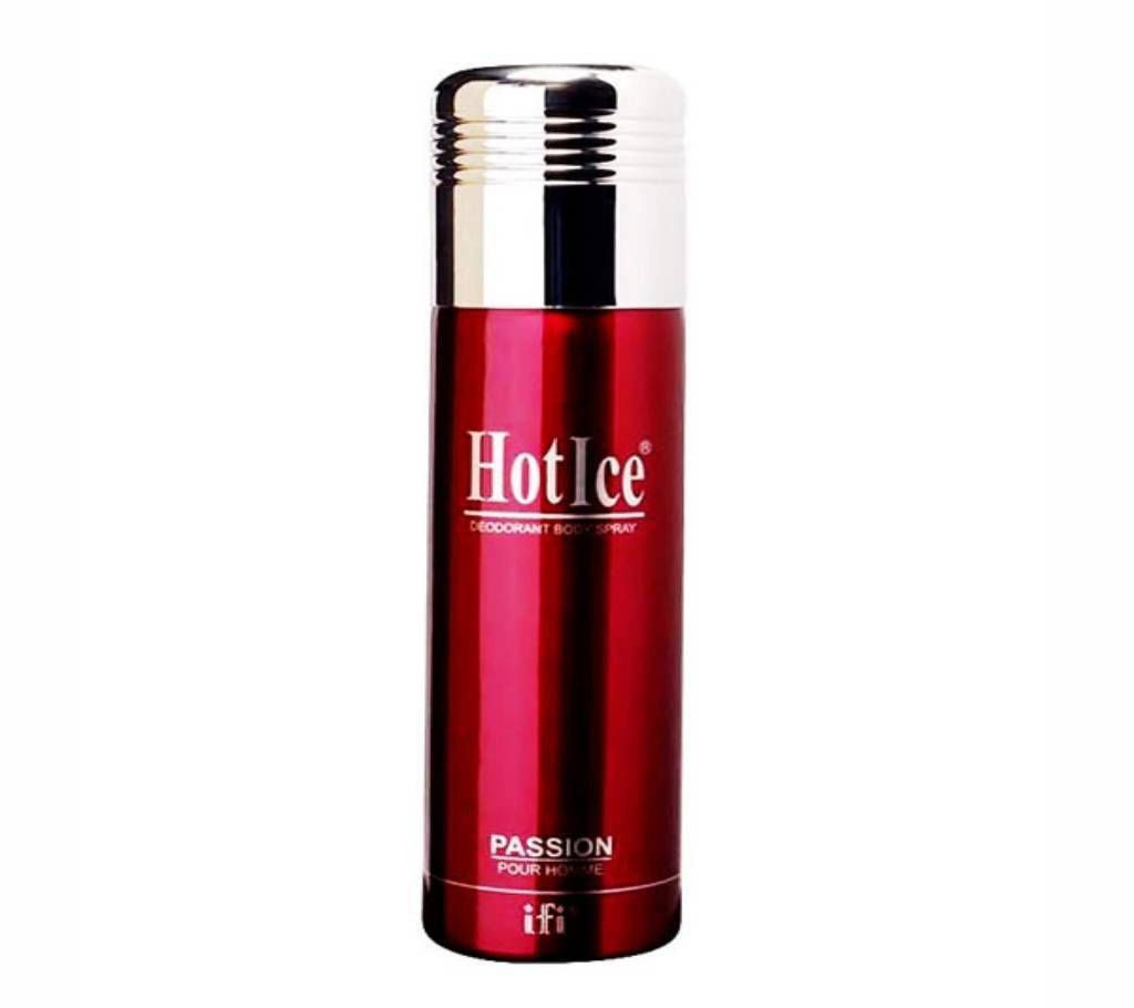 HOT ICE Passion Pour Homme Deodorant Body Spray For Men 200ml (UAE)