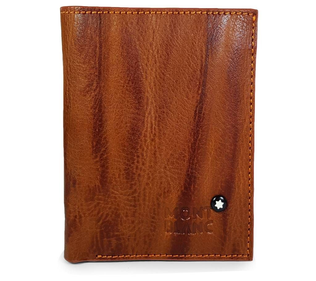 Chocolate Leather Wallet for Men-0366WLT
