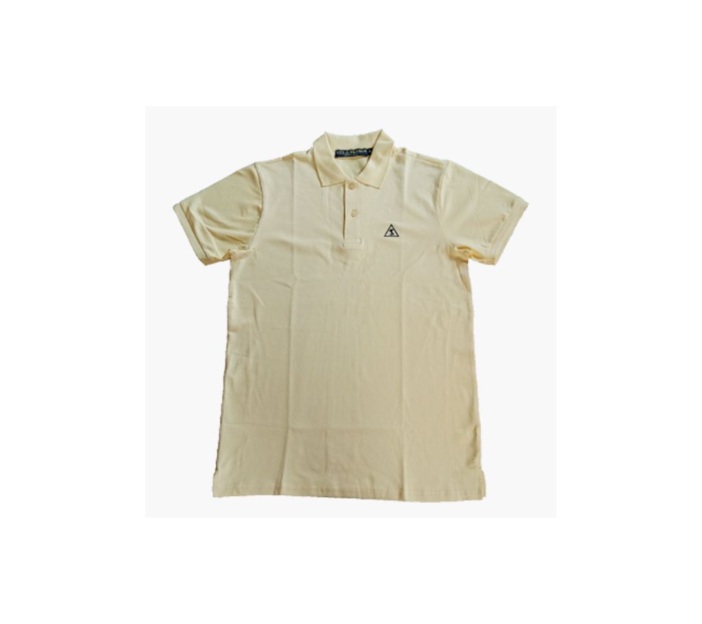 Yellow Polo T-shirt For Men