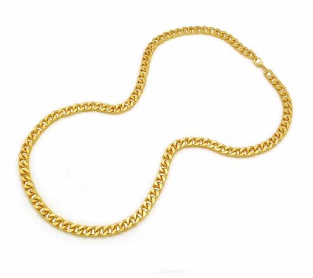 Gold Colour Mens Hip Hop Curb Cuban Link Chain