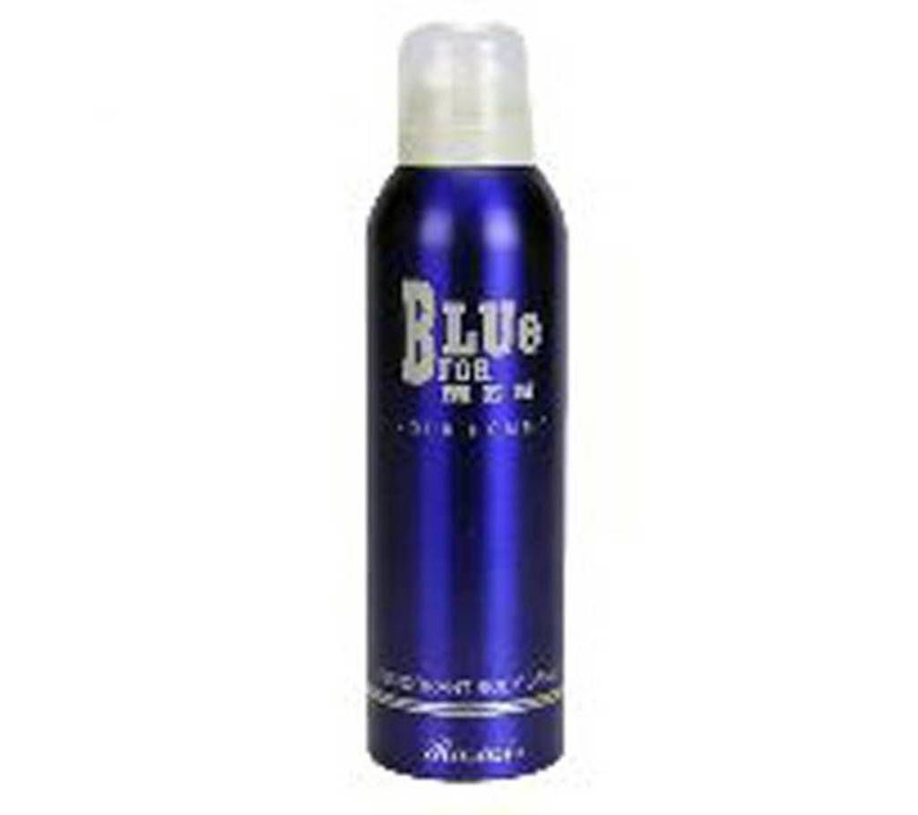 Blue body spray for men 