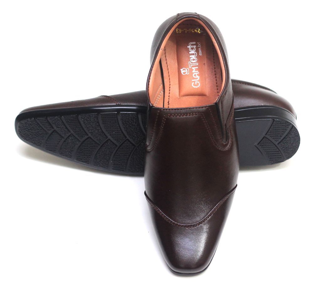 Dark Chocolate Leather Formal Shoe F 23 - 11 - GLM