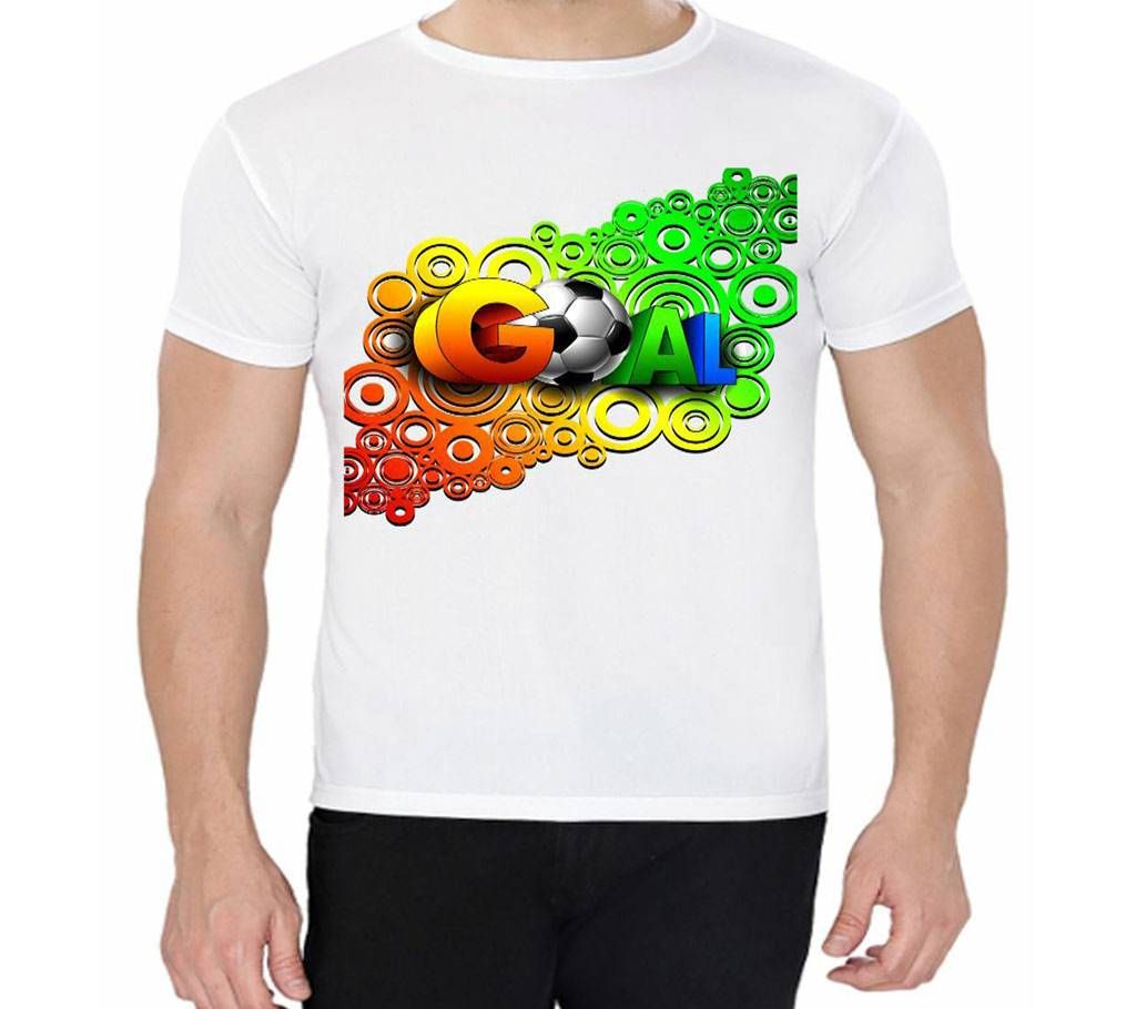 Goal - Half Sleeve T-shirt For Men