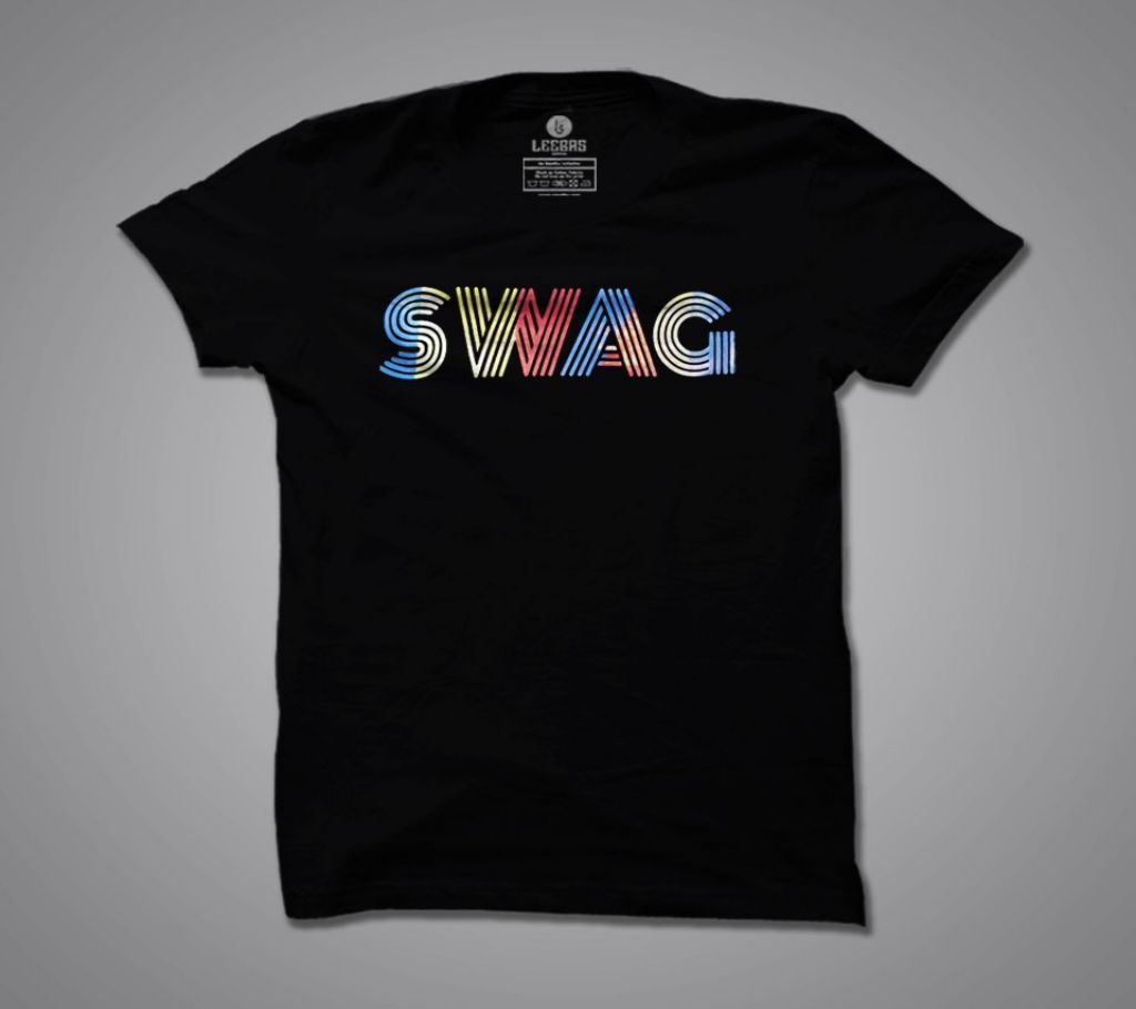 Half Sleeve Cotton T shirt-SWAG
