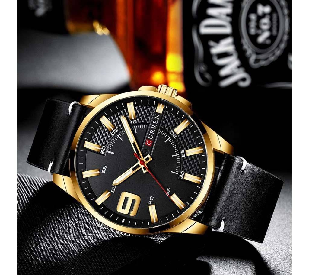 CURREN 8371 WATCH FOR MEN BLACK