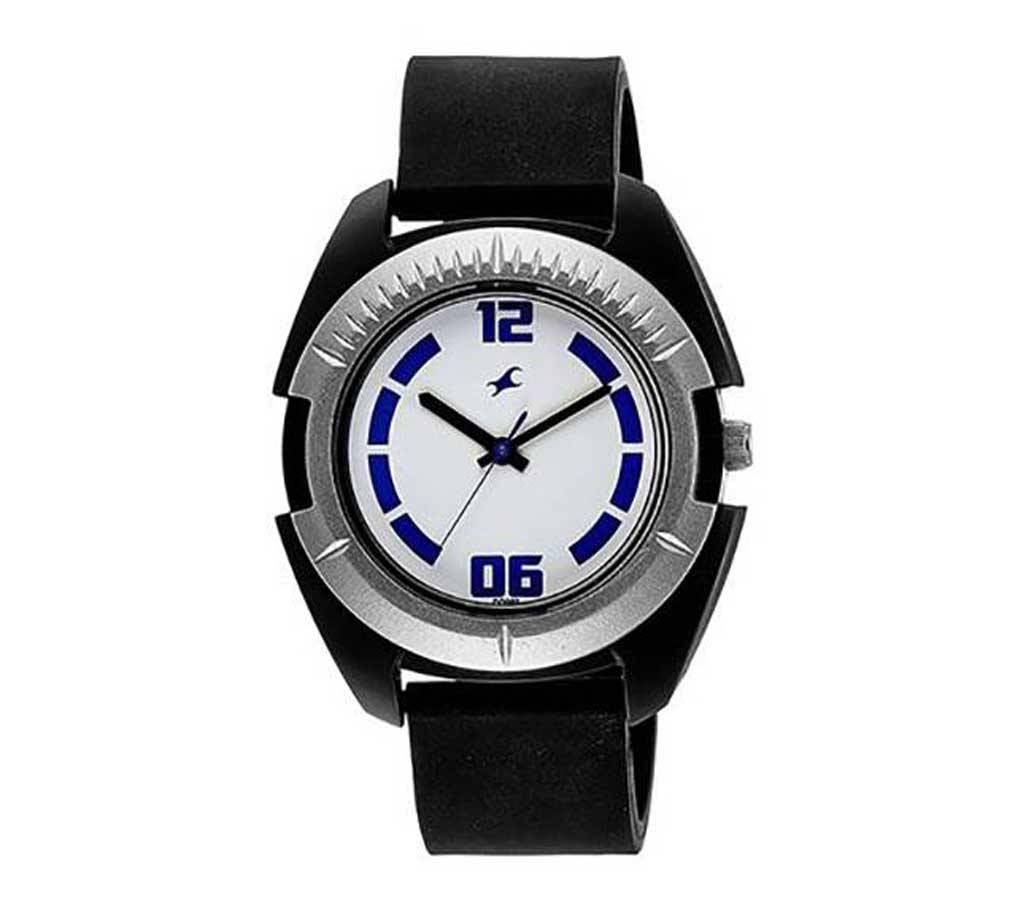 Fastrack 3116PSA/02 - Black Silicone Watch for Men
