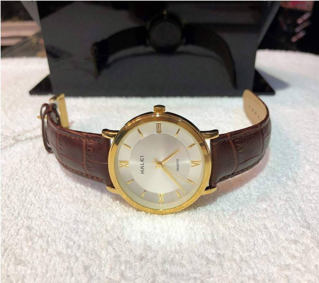 HALEI Menz Leather Belt Wrist Watch (Copy)