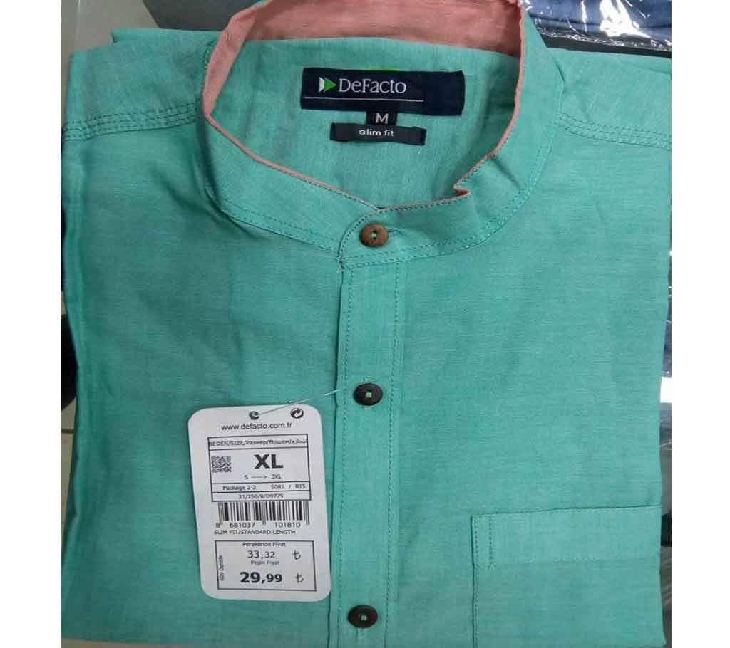 Men's Full Sleeve Single Color Shirt 
