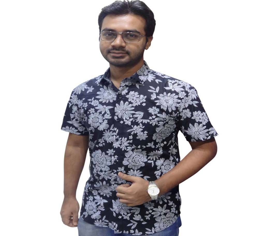HS Black Floral Print