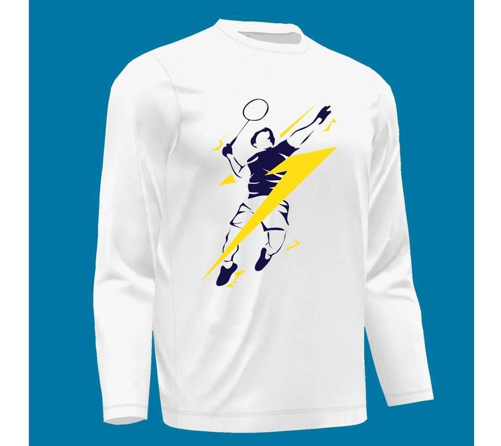Bdminton  Menz Full Sleeve T-Shirt