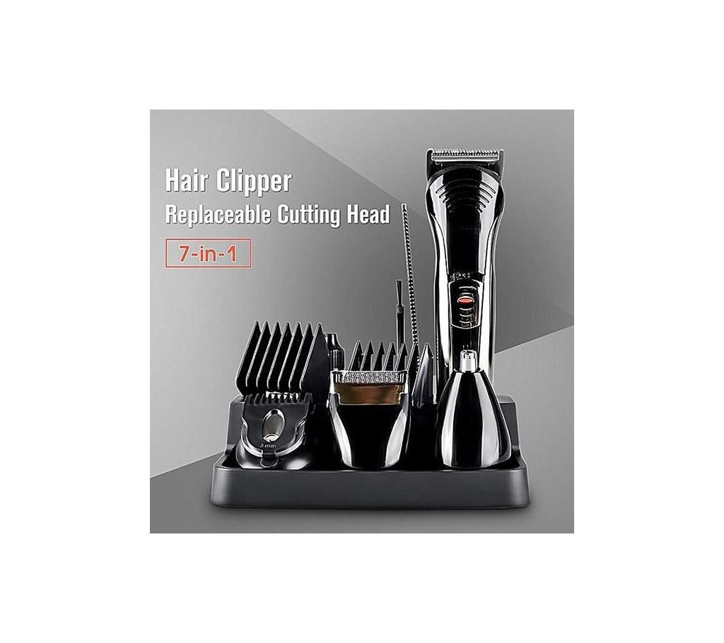 Kemei KM 590A Rechargeable 7 in 1 Trimmer