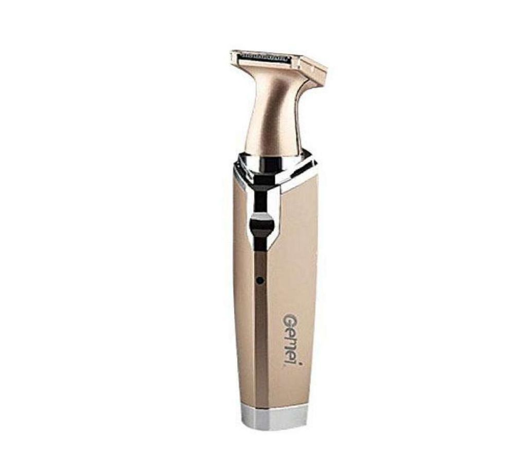 GM-3110 2 in1 Rechargeable Nose And Hair Trimmer - Gold