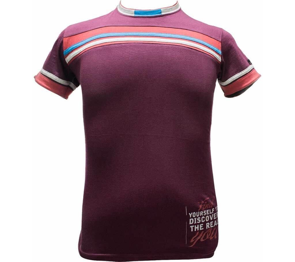 Find Yourself Gents Round Neck Half Sleeve T-Shirt