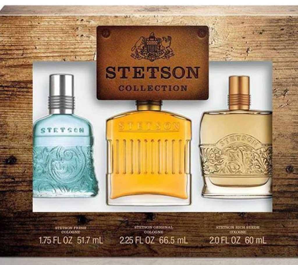 Stetson Collection For Men 3 Piece Gift Set - USA