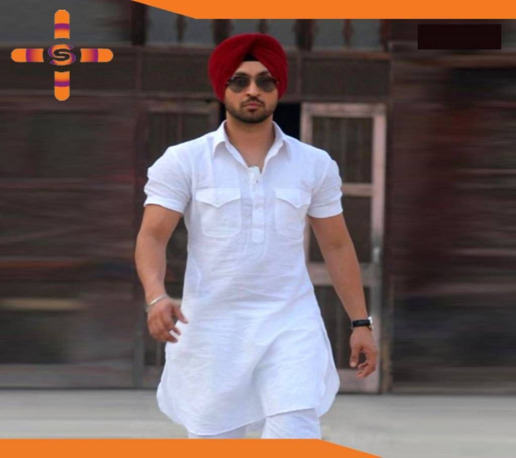 Half Sleeve Cotton Panjabi