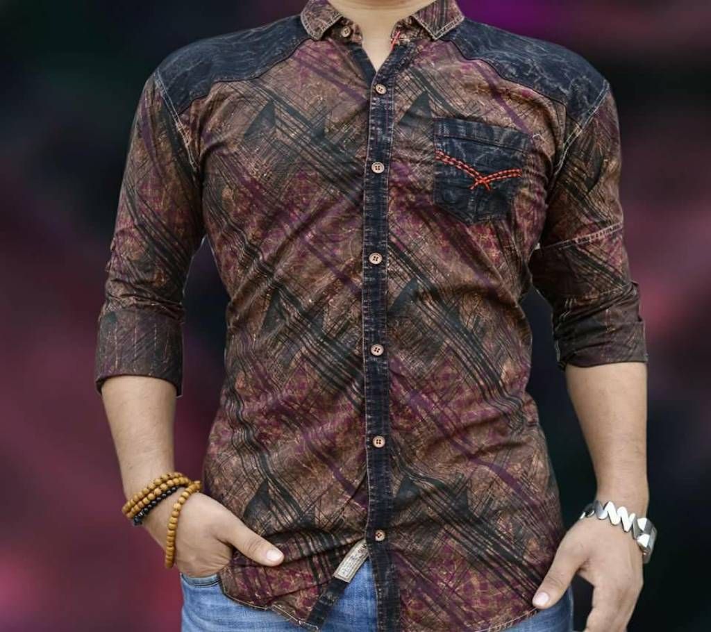 Cotton Long Sleeve Casual Shirt