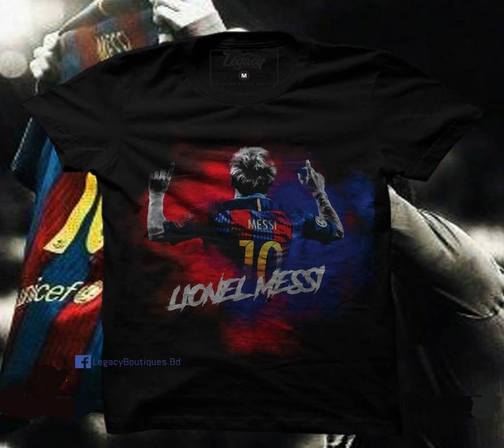 Lionel Messi Men's Half Sleeve T-shirt