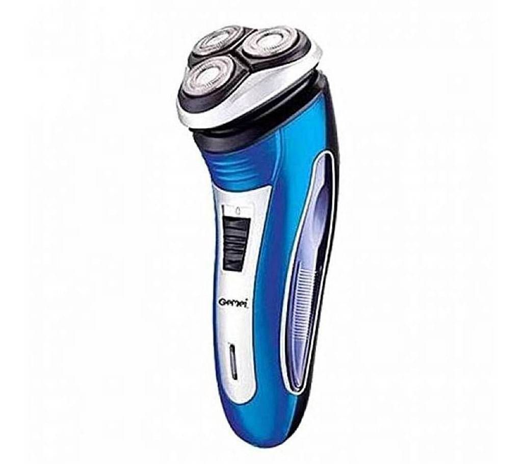 Gemei GM-7090 - Rechargeable Shaver for Men - Blue