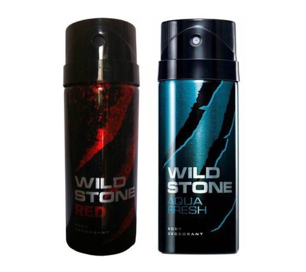 Wild Stone Red And Aqua Fresh Combo Set