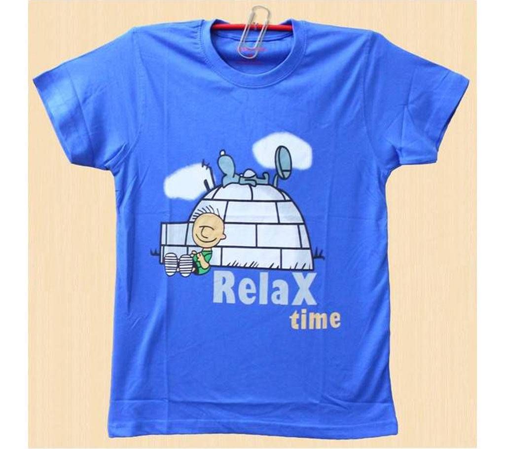 Relax Time printed T shirt for men 