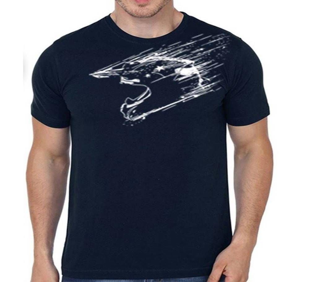 Helmet Menz Round Neck T-Shirt - Black 