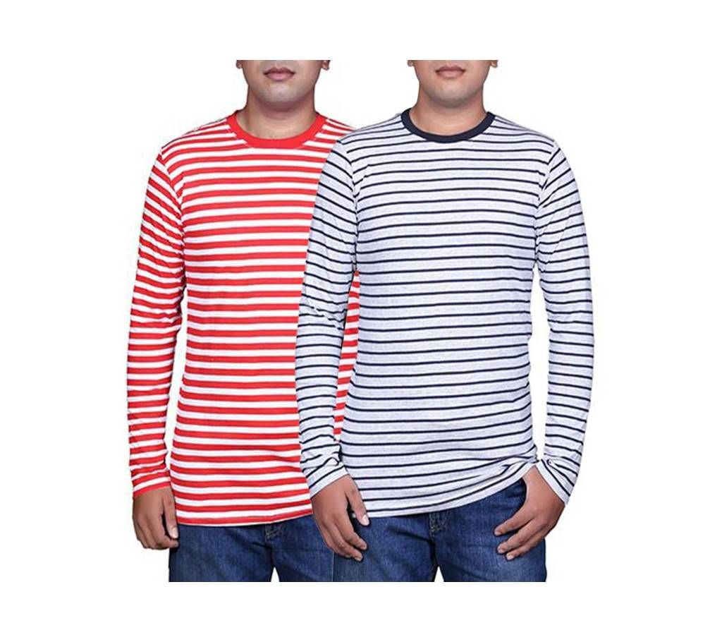 Men Full Sleeve T-shirt Combo Offer