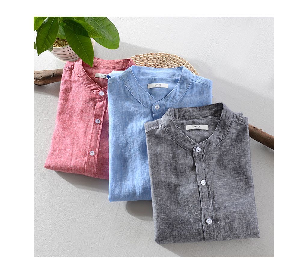 Pure Comfort 100% Cotton Fabric Casual Shirt