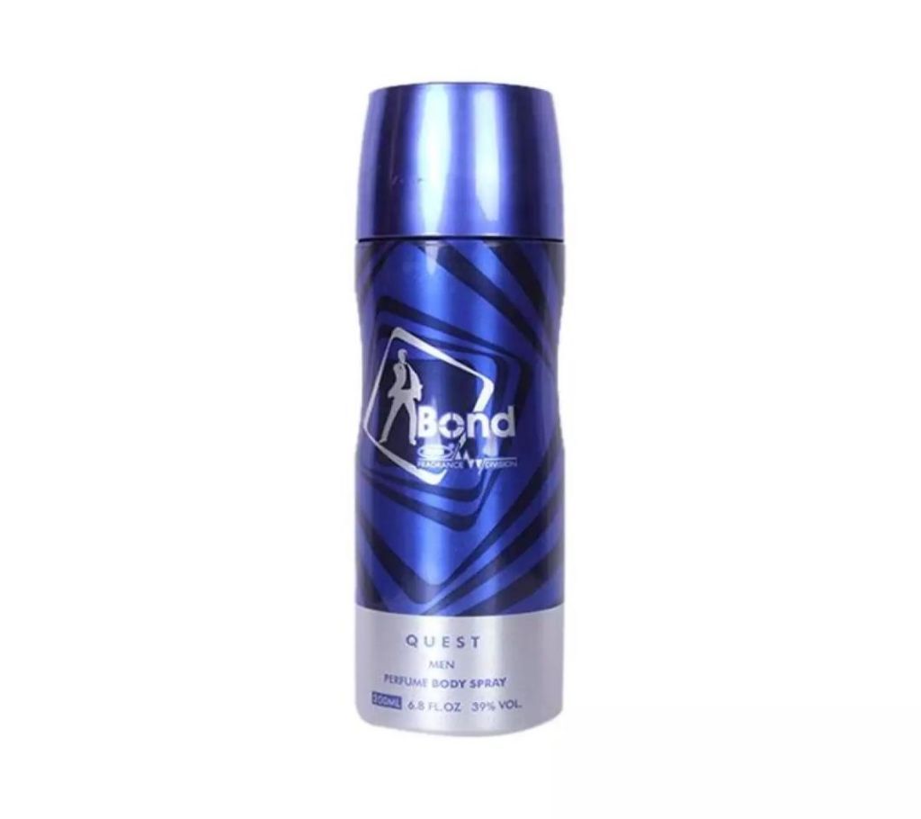 BOND Quest Men Perfume Body Spray  200ml - UAE