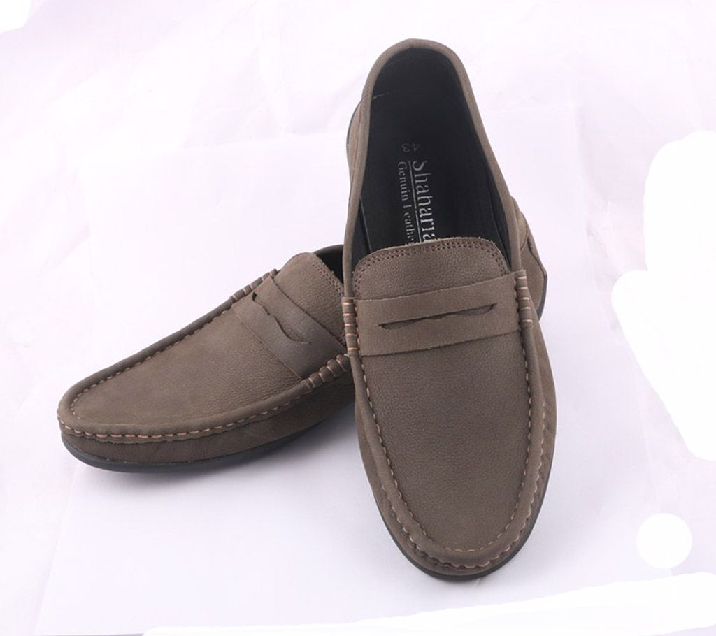 100% genuine leather loafer
