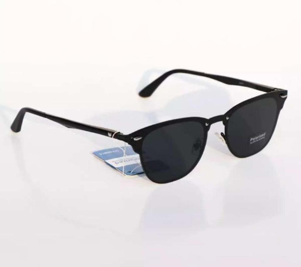 Black Alloy Sunglasses for Men with Stylish Box