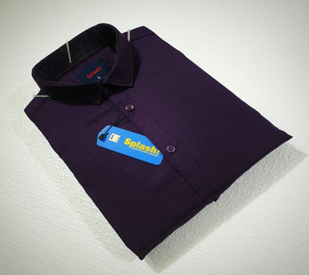 Menz Full-sleeve Solid Color Shirt