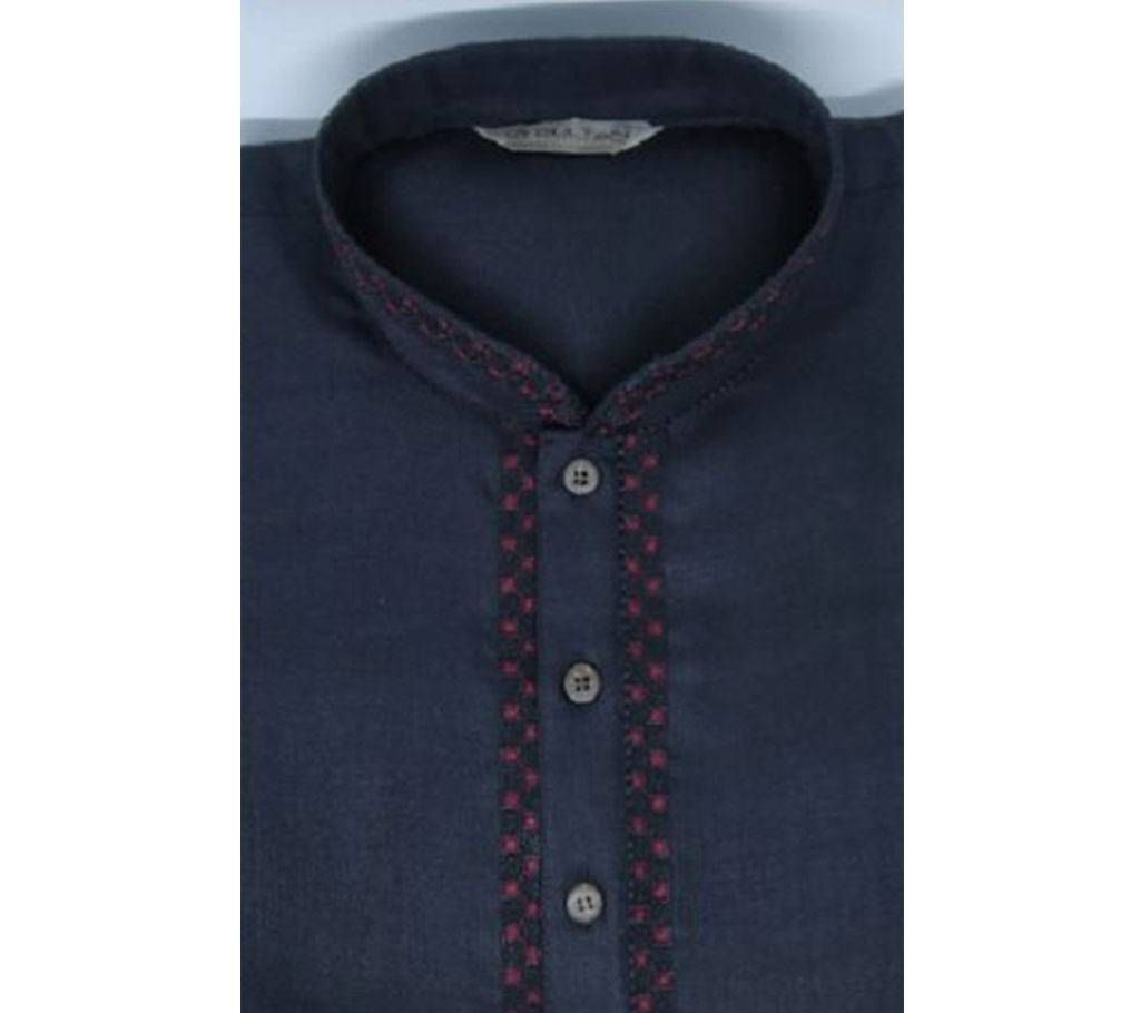 MENS SEMI LONG COTTON PUNJABI05