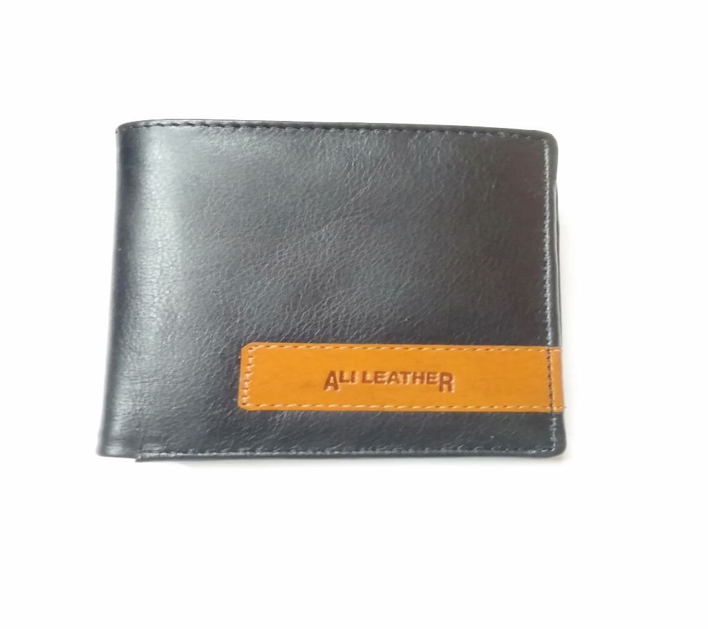 Leather Wallet for Man Black
