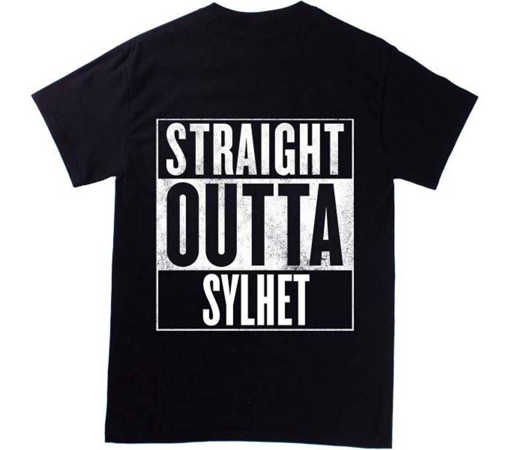 Straight Outta Sylhet Half Sleeve T-Shirt For Men