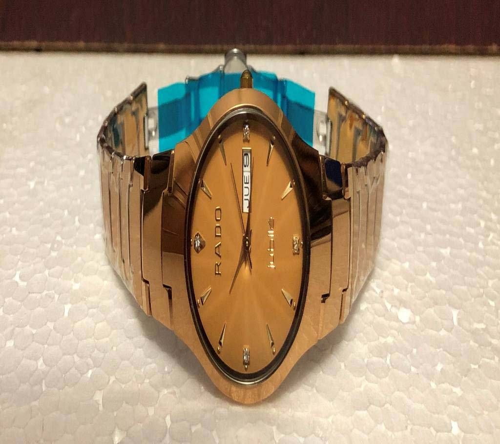 RADO Gents Golden Chain Wrist Watch