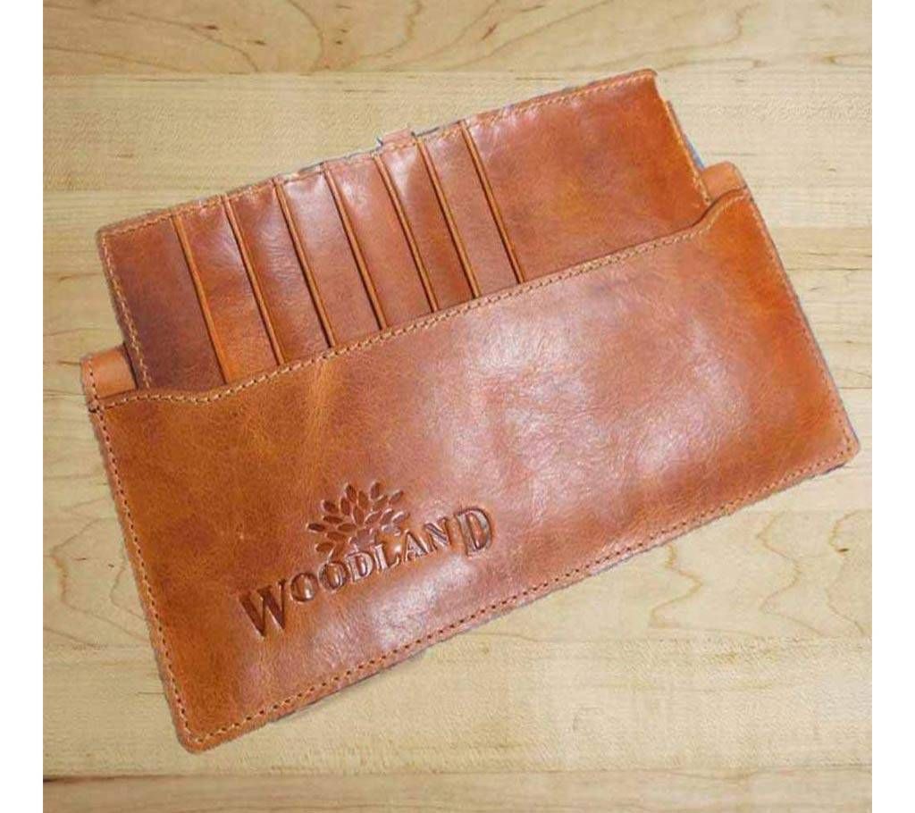Wood Land Leather Wallet for Men