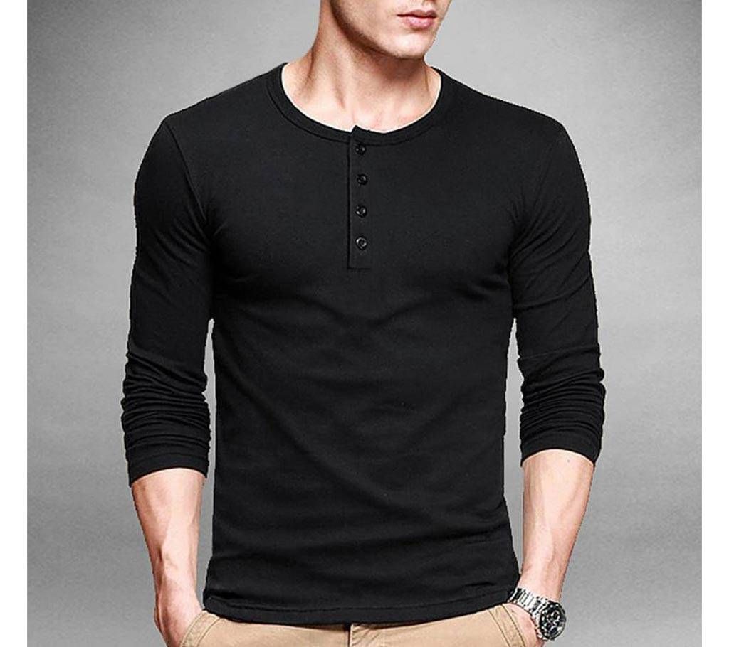 Lakbuas Full Sleeve button   t-shirt.