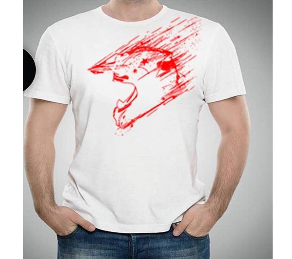 Helmet Menz Round Neck T-Shirt - White