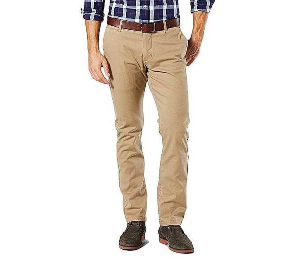 Twill Gabardine Cream Color Pant For Men
