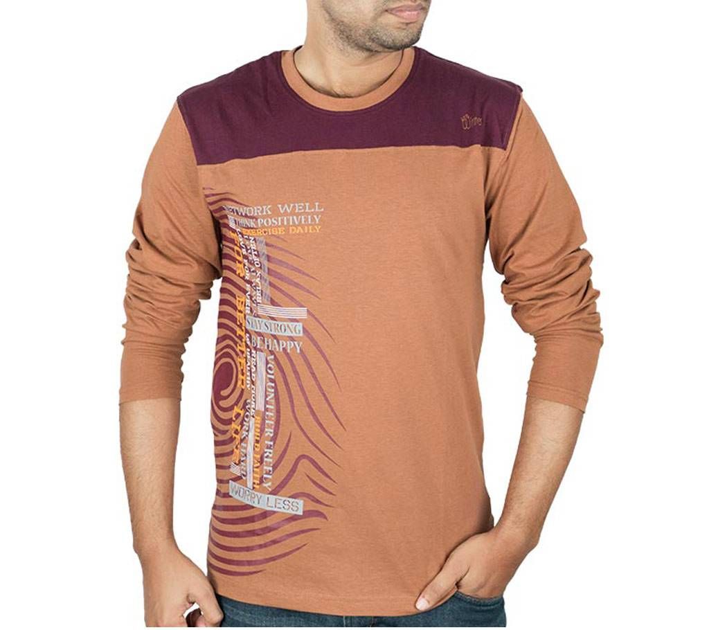 Mens Full Sleeve T-Shirt 37929 - GOLDEN