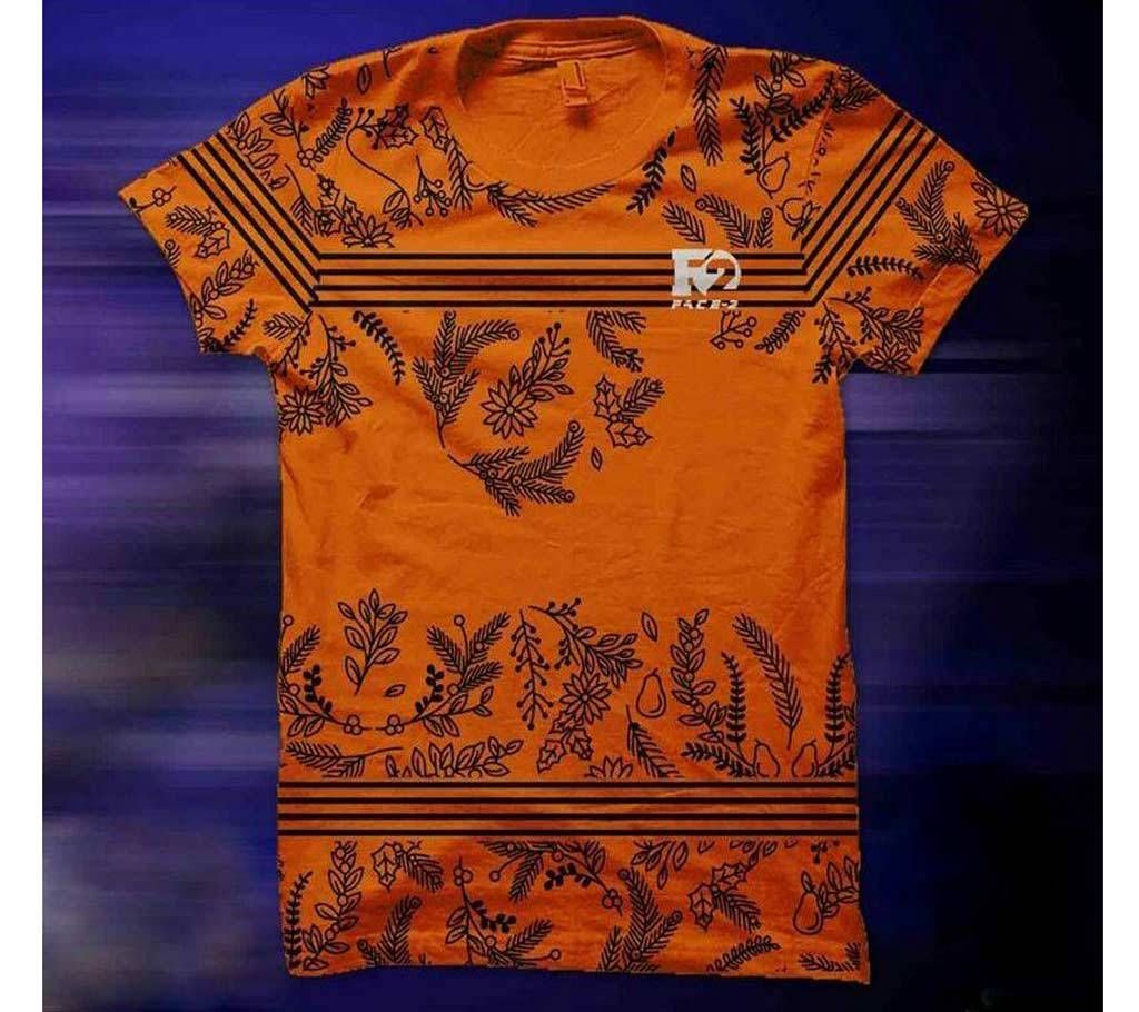 Rubber Print Cotton Tshirt  