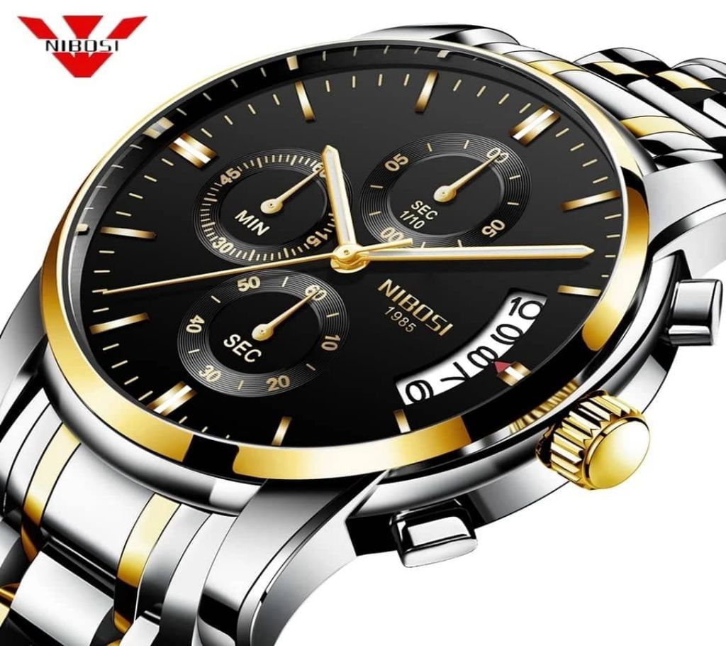 NIBOSI 2353 Mens Chronograph Quartz Wristwatch
