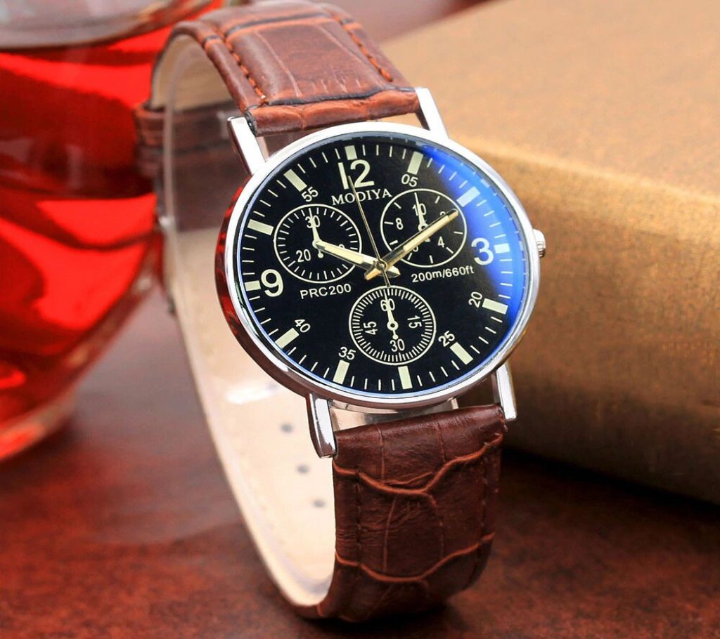 men Quartz Analog Wrist Watch 