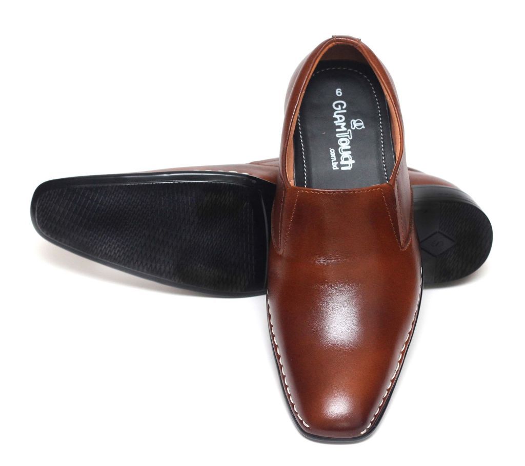 Chocolate Leather Formal Shoe F 14 - 7 - GLM